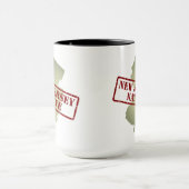 New-Jersey Eingeborener gestempelt auf Karte Tasse (Zentrum)