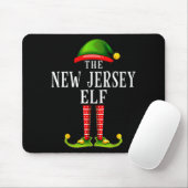 New Jersey Elf Christmas Matching Family Group Pjs Mousepad (Mit Mouse)
