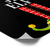 New Jersey Elf Christmas Matching Family Group Pjs Poster (Ecke)