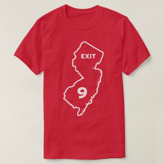 New Jersey Exit 9 T-Shirt (Design vorne)