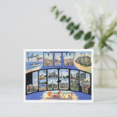 New Jersey Falls Big Letters Postcard Postkarte (Stehend Vorderseite)