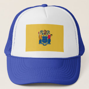 New Jersey Flag Hat Truckerkappe