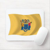 New Jersey Flag Mousepad (Mit Mouse)