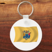 New Jersey Flag Schlüsselanhänger (Vorderseite)
