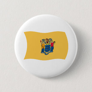 New Jersey Flaggen-Button Button