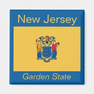 New-Jersey Flaggen-Magnet Magnet