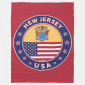 New Jersey Fleecedecke (Vorderseite)