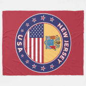 New Jersey Fleecedecke (Vorderseite (Horizontal))