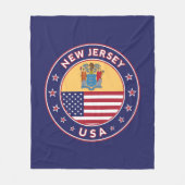 New Jersey Fleecedecke (Vorderseite)