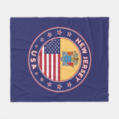 New Jersey Fleecedecke (Vorderseite (Horizontal))