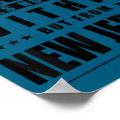 New Jersey - Funny D City Gift  Poster (Ecke)