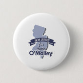 New-Jersey für Martin O'Malley Button (Vorderseite)