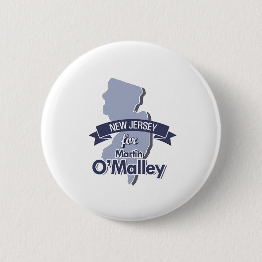 New-Jersey für Martin O'Malley Button (Vorderseite)