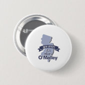 New-Jersey für Martin O'Malley Button (Vorne & Hinten)