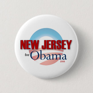 NEW-JERSEY für Obama Button