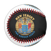 NEW JERSEY GARDEN STAAT FLAG BASEBALL (Vorderseite Links)