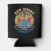 NEW JERSEY GARDEN STAAT FLAG DOSENKÜHLER (Vorderseite)