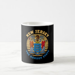 NEW JERSEY GARDEN STAAT FLAG KAFFEETASSE