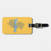 New Jersey Gepäckanhänger (Vorderseite horizontal)