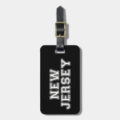 New Jersey Gepäckanhänger (Vorderseite vertikal)