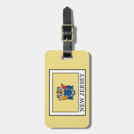 New Jersey Gepäckanhänger (Vorderseite vertikal)