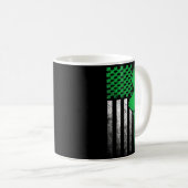 New Jersey Geschenk St. Patrick's Day Irisch Ameri Kaffeetasse (VorderseiteRechts)