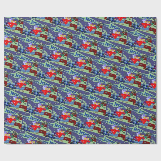 New Jersey Geschenkpapier (Flach)