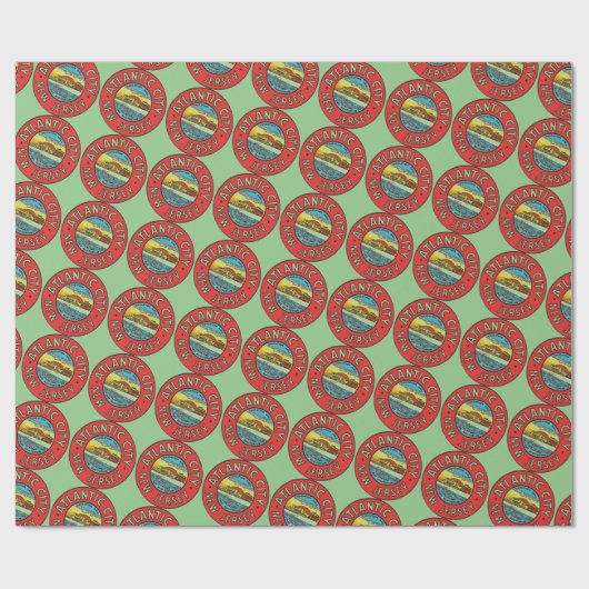 New Jersey Geschenkpapier (Flach)