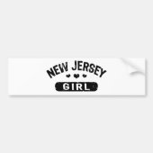 New Jersey Girl Autoaufkleber (Vorne)