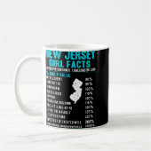 New Jersey Girl Facts Funny Birthday Gift Born In  Kaffeetasse (Links)