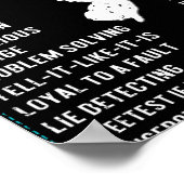 New Jersey Girl Facts Funny Birthday Gift Born In Poster (Ecke)