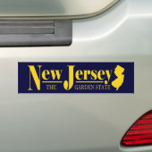 New Jersey Gold Autoaufkleber (Auf Auto)
