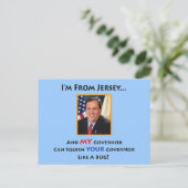 New Jersey Gov. Chris Christie Postcard Postkarte (Stehend Vorderseite)
