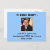 New Jersey Gov. Chris Christie Postcard Postkarte (Vorne/Hinten)