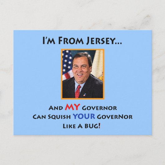 New Jersey Gov. Chris Christie Postcard Postkarte (Vorderseite)