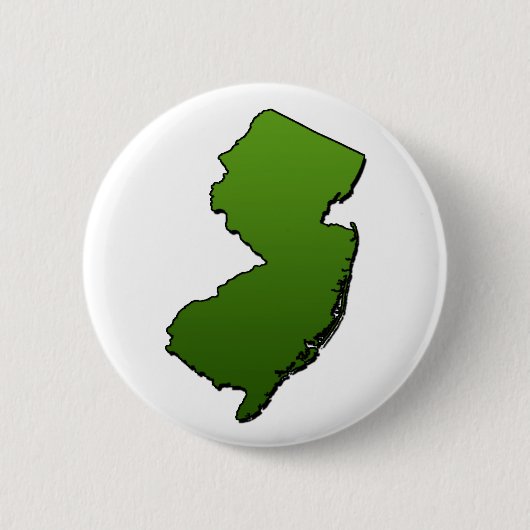 New Jersey Green Kontur Button (Vorderseite)