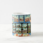  New Jersey Greeting Vintage Postcard Mug Kaffeetasse (Mittel)