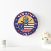 New Jersey Große Wanduhr (Zuhause)