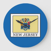 New Jersey Große Wanduhr (Vorderseite)