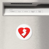 New Jersey Heart Magnet (In Situ (Geschirrspüler))