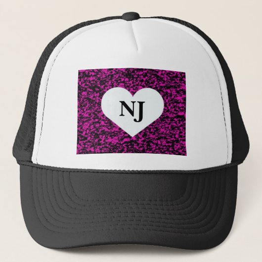New-Jersey Herz Truckerkappe (Vorderseite)