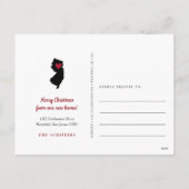 New Jersey Holiday Moving Ankündigung Postkarte (Rückseite)