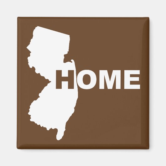 New Jersey Home Away From State Fridge Magnet (Vorne)
