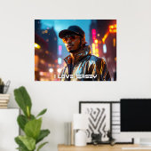 NEW JERSEY - ICH LIEBE JERSEY POSTER (Heimbüro)