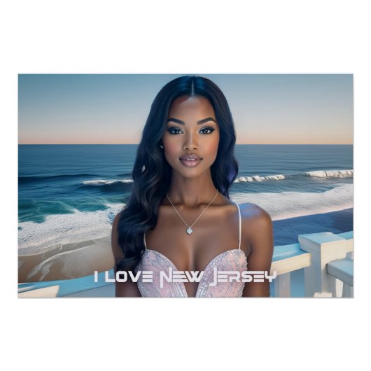 NEW JERSEY - ICH LIEBE NEW JERSEY POSTER (Vorderseite)