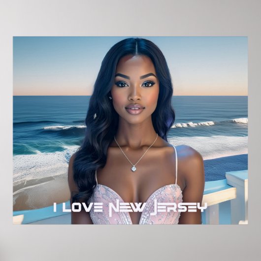 NEW JERSEY - ICH LIEBE NEW JERSEY POSTER (Vorne)