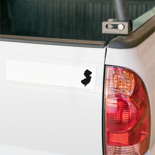 New Jersey in Black and White Autoaufkleber (Auf Lkw)