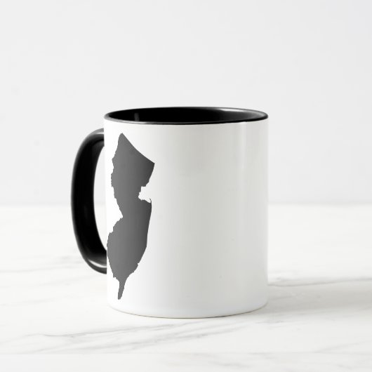 New Jersey in Black and White Tasse (Vorderseite Links)