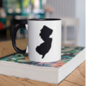 New Jersey in Black and White Tasse