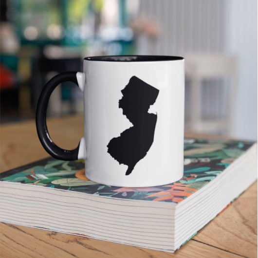 New Jersey in Black and White Tasse